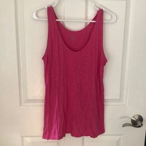 LOFT Pink Sunkissed Tank Top